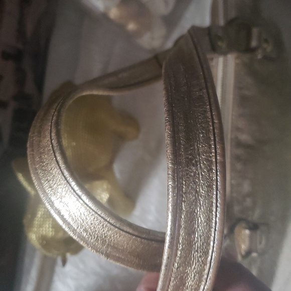 Coach Poppy In Mettalic Gold - Picture 4 of 10